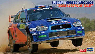 Hasegawa Modelbouwpakket Auto - 20774 Subaru Impreza WRC 2005 - 2006 Acropolis Rally - Japanse Rauto Plastic - 1:24 - Modelbouw