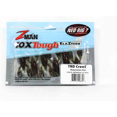 Zman Soft Lure TRD Crawz 2,5 Inch 6/Pack Watermeloen Rood (3356)