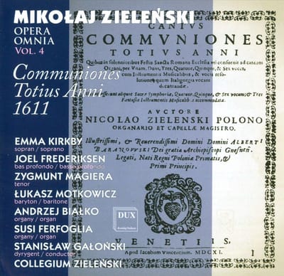 Zielenski: Opera Omnia Vol.4 Commun. Totius 1611