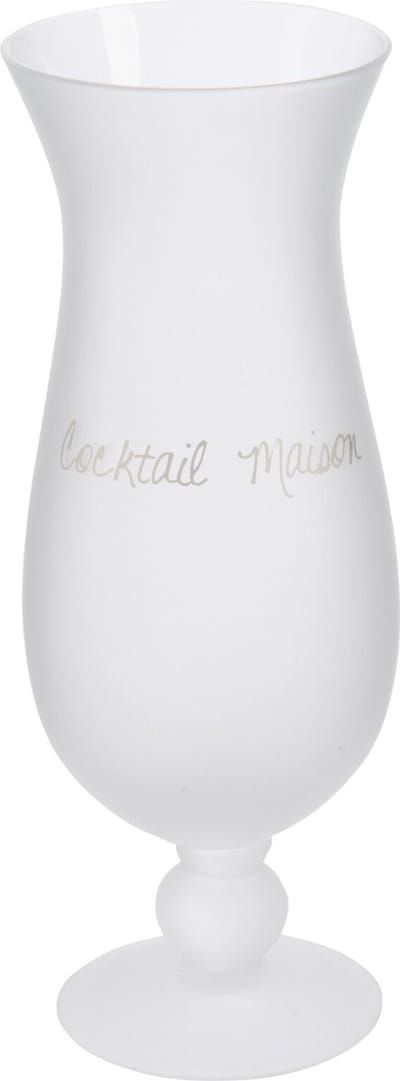 J-Line Cocktailglas Hurricane Cocktail Maison Glas Mat10x10x23cm - 6 stuks