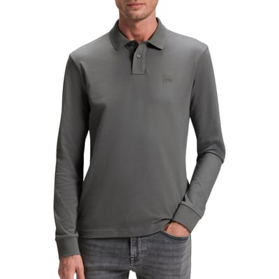 Boss Passerby Longsleeve Polo Heren - Maat L