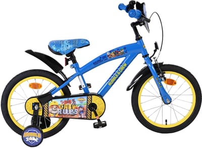 Paw Patrol - Rubble & Crew Kinderfiets - Jongens - 16 inch - Blauw
