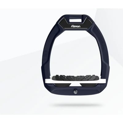 Veiligheid paardrijbeugels Incliné Ultra Grip Bordeaux/Wit/Zwart Flex-On Safe-On