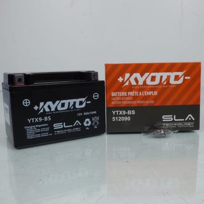 Accu SLA Kyoto voor Moto Kawasaki 250 Ninja Sl 2015 YTX9-BS SLA / 12V 8Ah nieuw