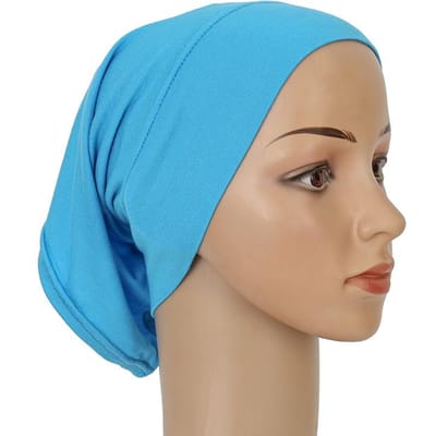 Katoen Modal Binnenste Hijab Onderkap Moslim Turban Islam Onderdoek Hijab Kapje Zacht Rekbaar Hijabs Buisvormige Kap Turbante Mujer Hoed beige