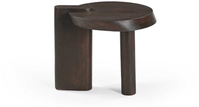 Starfurn Bijzettafel Rava - Rond Bruin Hout - 50x45x45cm
