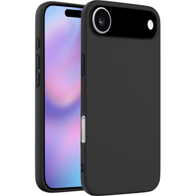 Ceezs siliconen hoesje geschikt voor iPhone Air (zwart) – flexibel case met slank design, sterke bescherming en perfecte pasvorm