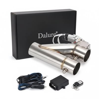 Dalure® Elektrisch Uitlaatkleppensysteem 2.75” (70 mm) – Universeel met Draadloze Bediening RVS