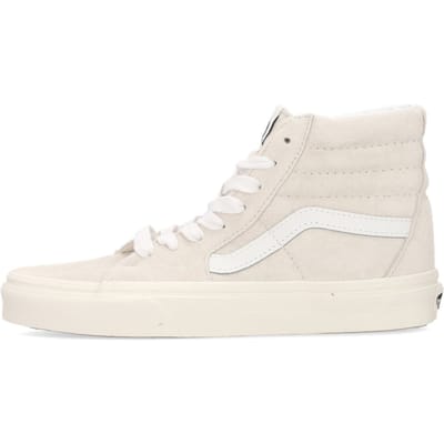 Schoen bovenman Sk8-hi Varkens Suede Blanc De Blanc