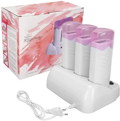 Triple-Roller Wax Heater 40W - Haarverwijderingsset voor Beauty Salons en Thuisgebruik