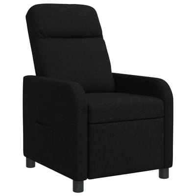 vidaXL - Recliner - Zwart - Stof
