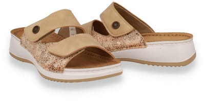 Mode-mania Dames Slipper | Beige | Maat: 37