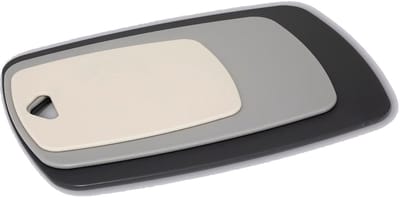 5Five Keuken voedsel bereiden snijplanken - set 3x stuks - kunststof - verschillende formaten