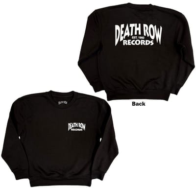 Death Row Records - Logo Sweater/trui - S - Zwart