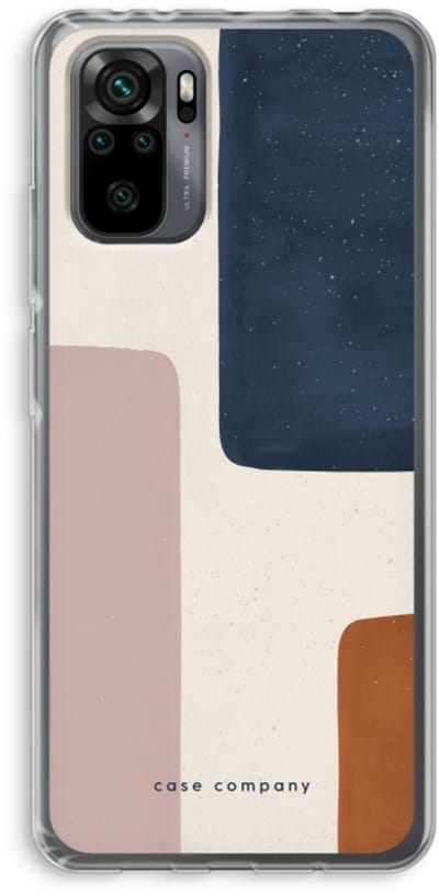 Case Company® - Hoesje geschikt voor Xiaomi Redmi Note 10 Pro hoesje - Geo #5 - Soft Cover Telefoonhoesje - Bescherming aan alle Kanten en Schermrand