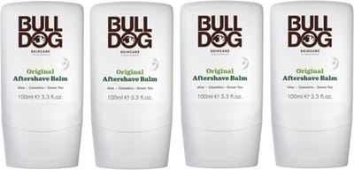 Bulldog Original Aftershave Balm - 4x100ml - Voordeelverpakking
