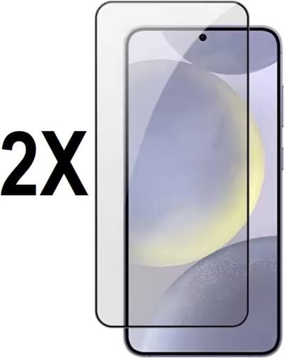 Screenz® - Matte Screenprotector geschikt voor Samsung Galaxy S25 Plus - Tempered glass - Screen protector geschikt voor S25 Plus - Beschermglas - Mat Glasplaatje - 2 stuks