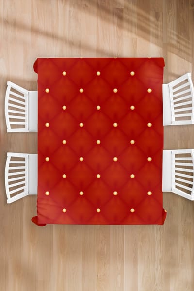 Kerst Tafelkleed - Kerstmis Decoratie - Tafellaken - Patronen - Kerst - Goud - Stippen - 150x200 cm - Kerstmis Versiering - Tafeldecoratie Kerstmis - Kerstdecoratie tafel - Tafelversiering
