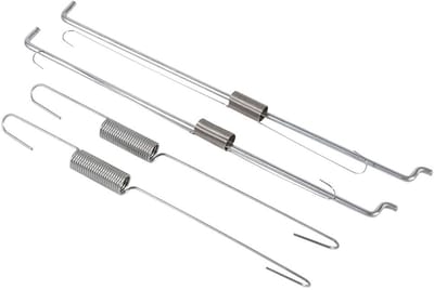 Allecto - Snelheidsregeling Veer Generator Gouverneur - Vervangingsonderdelen - Geschikt voor Honda GX140 GX160 GX200 - Set van 2 - Inclusief gaskl...