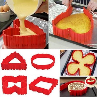 MASTERloot Siliconen Bakvorm - Bake Snake - Alle Mogelijke Vormen - Cakevorm - Taartvorm - Tulband
