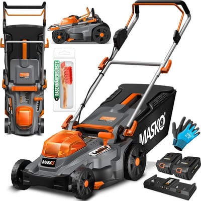 Accu Grasmaaier - Draadloze Grasmaaier - Gazon Onderhoud - Mulchfunctie Inclusief - 37cm Maaibreedte