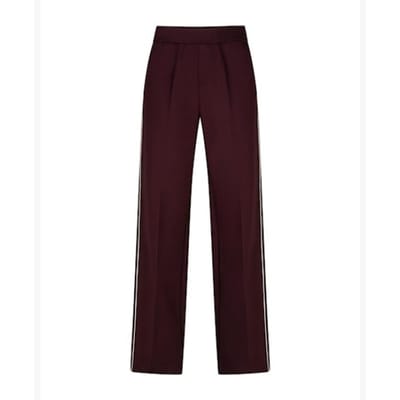 Red Button Broek Colette Punta Piping Srb5071 Burgundy Dames Maat - W36 X L33