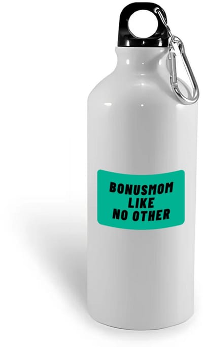 Hacebo® - bonusmom like no other waterfles - Moeder - geweldige bonusmoeder - niemand anders - verjaardag - cadeau - kado - bedankje - geschenk - water fles - 400ML