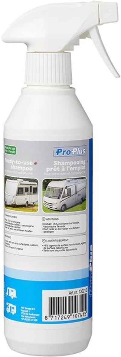 ProPlus Gebruiksklare shampoo voor caravan en camper - 500 ml - krachtige reiniging