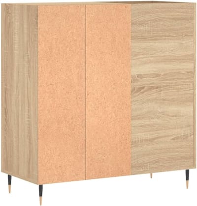 MMP® Platenspeler Kast - Platenspeler Meubel - Ip Kast - 85x38x89cm - Sonoma Eik