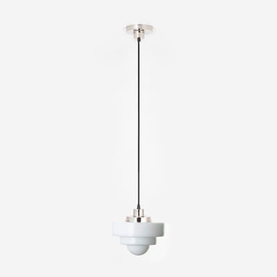 Hanglamp aan snoer Lorm 20's Nikkel - Art Deco Trade