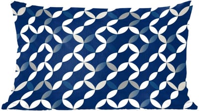 Sierkussens - Kussentjes Woonkamer - 60x40 cm - Abstract - Patroon - Blauw