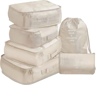 8 Delig Bagage Organizer - Koffer Organizer Set - Packing Cubes - Reis Accessoires - Kleding Organizer - Voor Tassen en Backpacks - LOUZIR