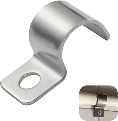 Buisklemmen - U-houders klemmen - Leidingen bevestigen - Roestvrij staal - 16 mm enkel gat