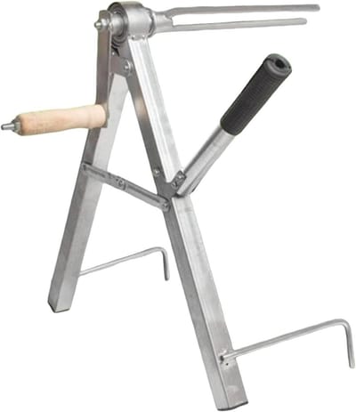 Tuinslanghaspel - Slanghouder - Buiten wateren - Inklapbaar staand model - 15 meter slang - Zwart
