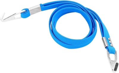 Bagageband Elastisch - Spanband Fiets - Bagage Vervoeren - Dubbele Touw Binding - 80 cm - Blauw