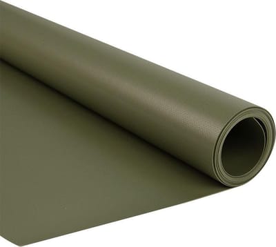 Afdekzeilwinkel - Pvc zeildoek - 650gr Groen Mat - per meter of rol