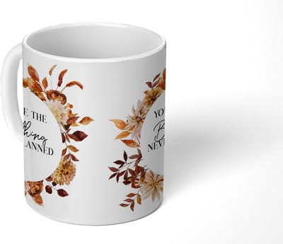 Mok - Koffiemok - Quotes - Liefde - Spreuken - Stel - You are the best thing never planned - Mokken - 350 ML - Beker - Koffiemokken - Theemok - Mok met tekst