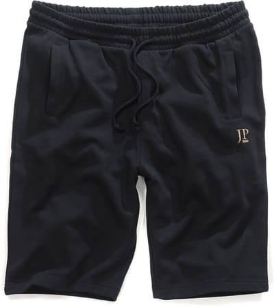 JP 1880 - Heren - Bermuda basic korte joggingbroek - Zwart - Maat 8XL