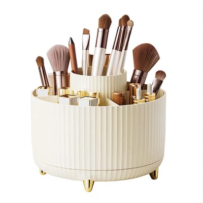 Unyqoos ® Ruime Cosmetica- en Accessoire-Organizer met Draaifunctie voor Badkamer en Slaapkamer
