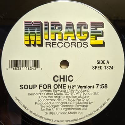Soup For One / Why (Instrumental) - Chic