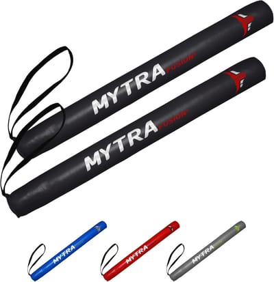 Trainingsstokken Boksen - Vechtsport Staven - Snelheid Focus Training - Schuim Binnenvoering - 50x17 CM - Zwart