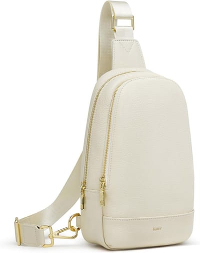 Leren Schoudertas - Borsttas Dames - Dagelijks Gebruik - Meerdere Vakken - 18 x 9 x 27 cm - Bruin