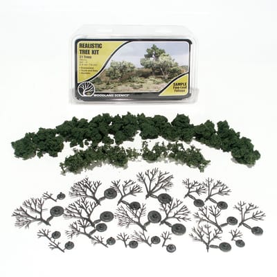 Woodland Scenics TR1111 Realistic Tree Set – Realistische Modelbomen voor Modelspoor & Diorama