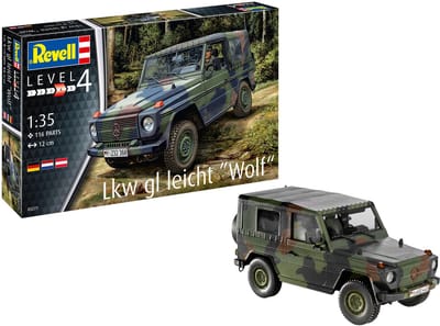 Revell Modelbouwpakket Militaire voertuigen - 03277 LKW gl leicht -Wolf- Plastic - 1:35 - Modelbouw
