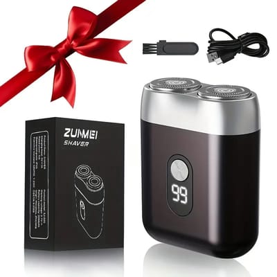 Digitale 2-Blade Scheerapparaat - Usb Oplaadbare 2-Kop Body Shaver/Precisie/Baardtrimmer - Lichtgewicht en Comfortabel - Perfecte Lichaamshaar Verzorging en de Beste Reiseditie - Unisex - Kleur: Donkerbruin