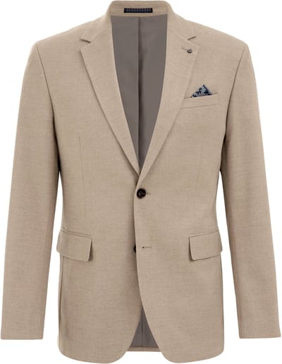 We Fashion Blazer Beige Maat: 48 | Blazers Outlet | Heren | Beige