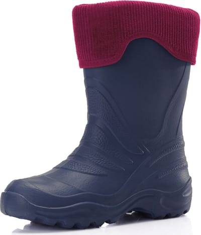 Ladeheid LA-LMG-861-Termix Dames Regenlaarzen - Rubber - Gevoerd - EVA - Waterdicht – Blauw295c/roze – 28/29