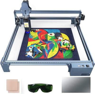 Florixa® Laser Graveermachine - Graveermachine - Lasergraveermachine - Blauw - 41cm x 42cm x 1cm