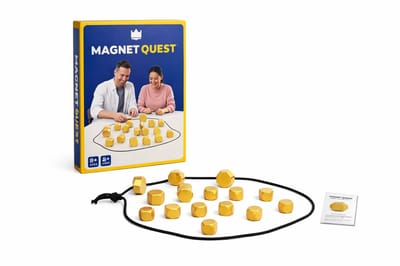 Magnet Quest – Magnetmaster Magneet Spel | Magnetisch Schaakspel & Feestspel | Tafel-Schaak Met Magneetjes | Gezelschapsspel Voor Jong & Oud | Trend 2026