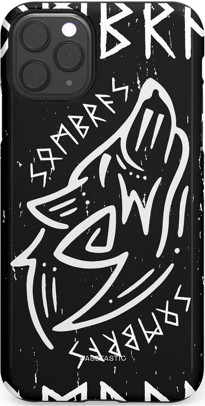 Casetastic Hoesje Geschikt voor Apple iPhone 11 Pro Max - Stijlvolle Beschermende Duo-layer Case - Wolvenkreet